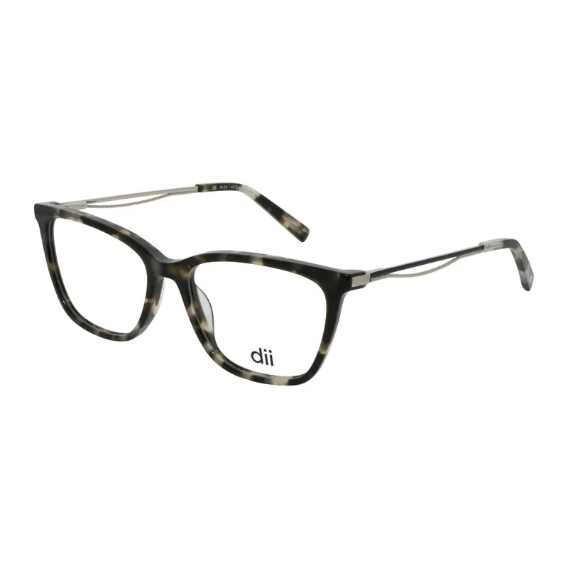 Armação para Óculos de Grau Feminino Dii Collection 4070 Demi Verde com Prata