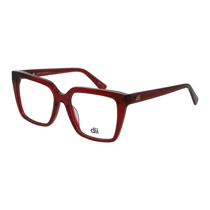 Armação para Óculos de Grau Feminino Dii Collection 4164 Vermelho Cristal