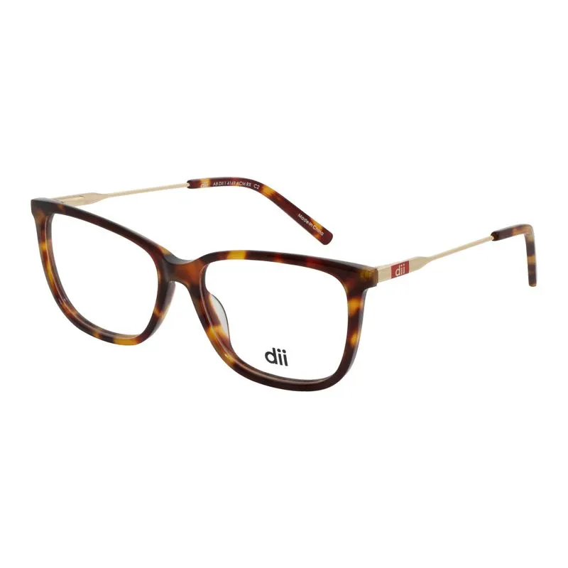 Armação para Óculos de Grau Feminino Dii Collection 4169 Demi Amarelo