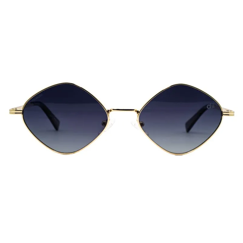 Óculos de Sol Feminino Dii Collection 1 4172 Azul Marinho com Dourado OC DII 1 4172 C2 UNI SOL