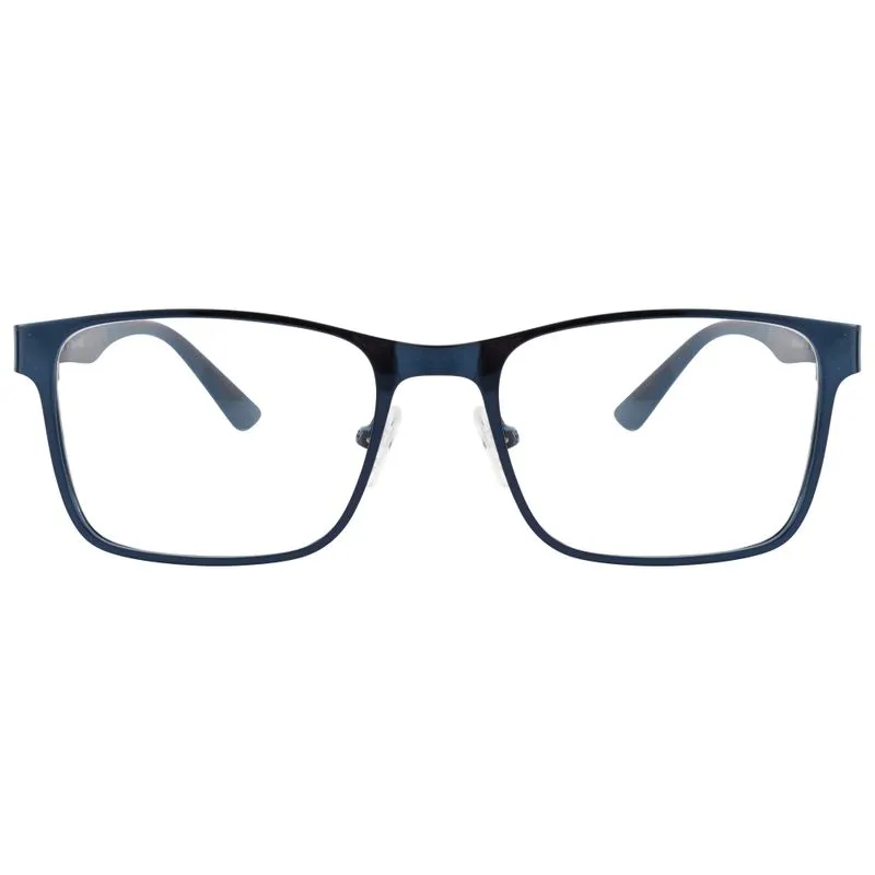 Armação para Óculos de Grau Masculino Hit RHIT24269C3 Azul Fosco Armação para Óculos de Grau Masculino Hit RHIT24269C3 A