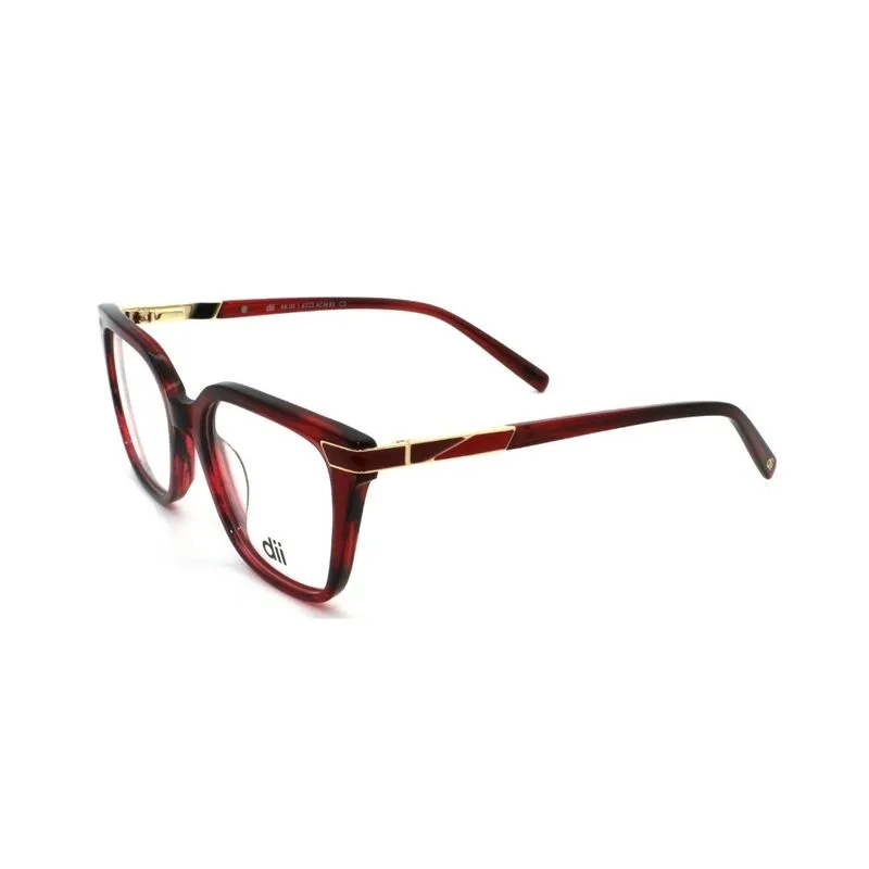 Armação para Óculos de Grau Feminino Dii Collection RDII14322C3 Vermelho