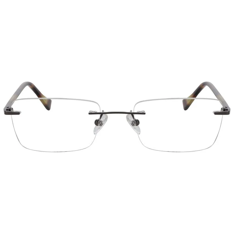 Armação para Óculos de Grau Masculino Dii Collection RDII14376C1 Demi Prata