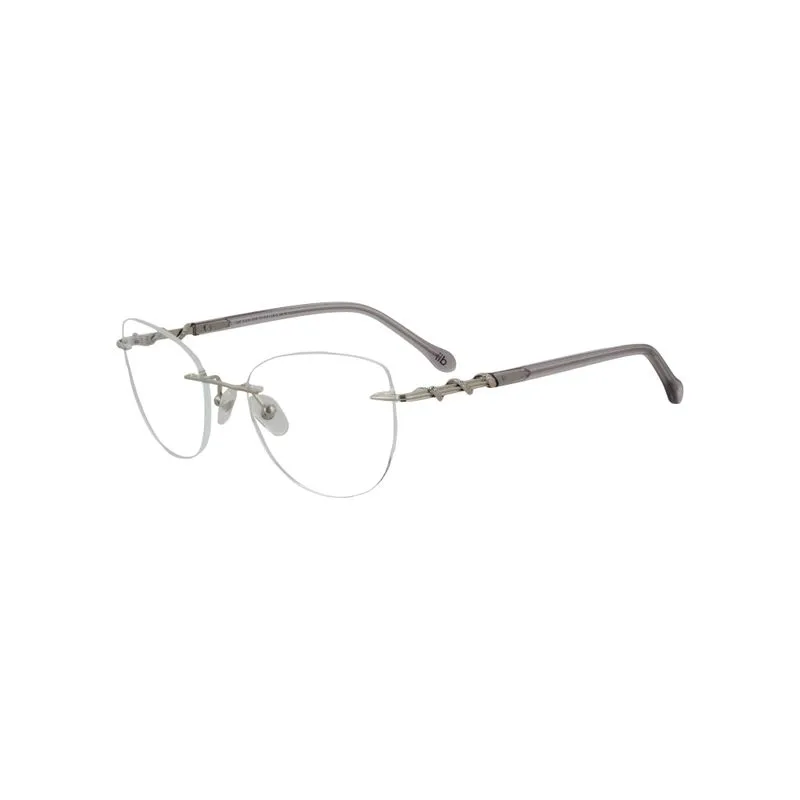 Armação para Óculos de Grau Feminino Dii Collection RDII14323C1 Prata