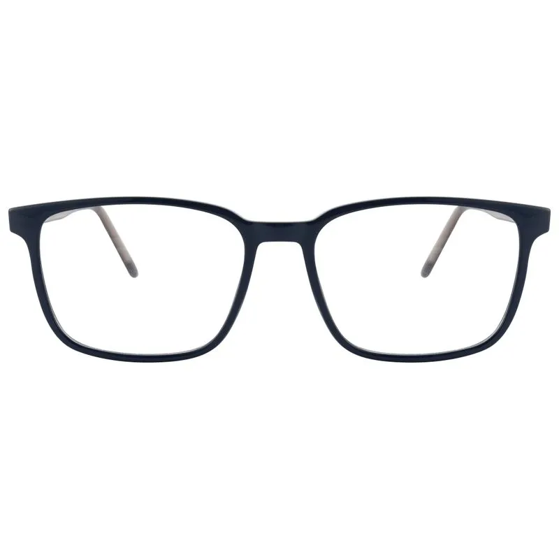 Armação para Óculos de Grau Masculino DNZ RDNZ24194C1 Preto com Marrom