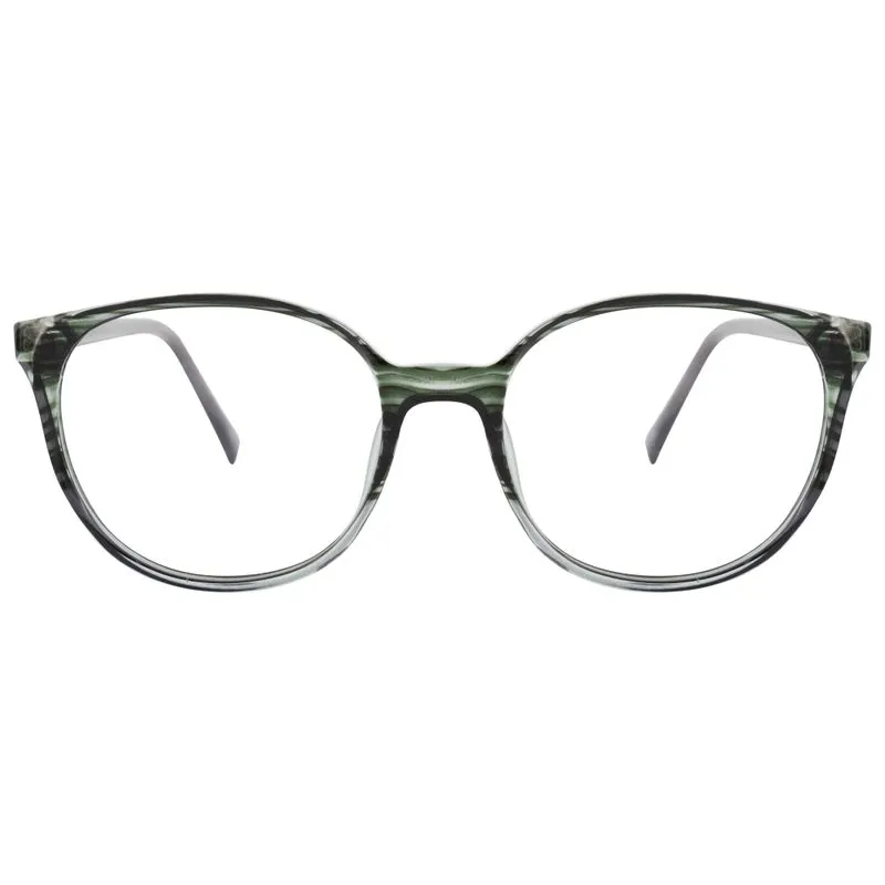 Armação para Óculos de Grau Unissex DNZ RDNZ34196C2 Verde Translúcido