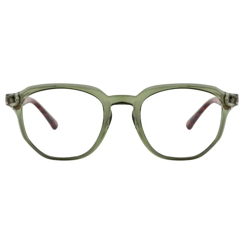 Armação para Óculos de Grau Masculino DNZ RDNZ24201C3 Demi Cristal Verde