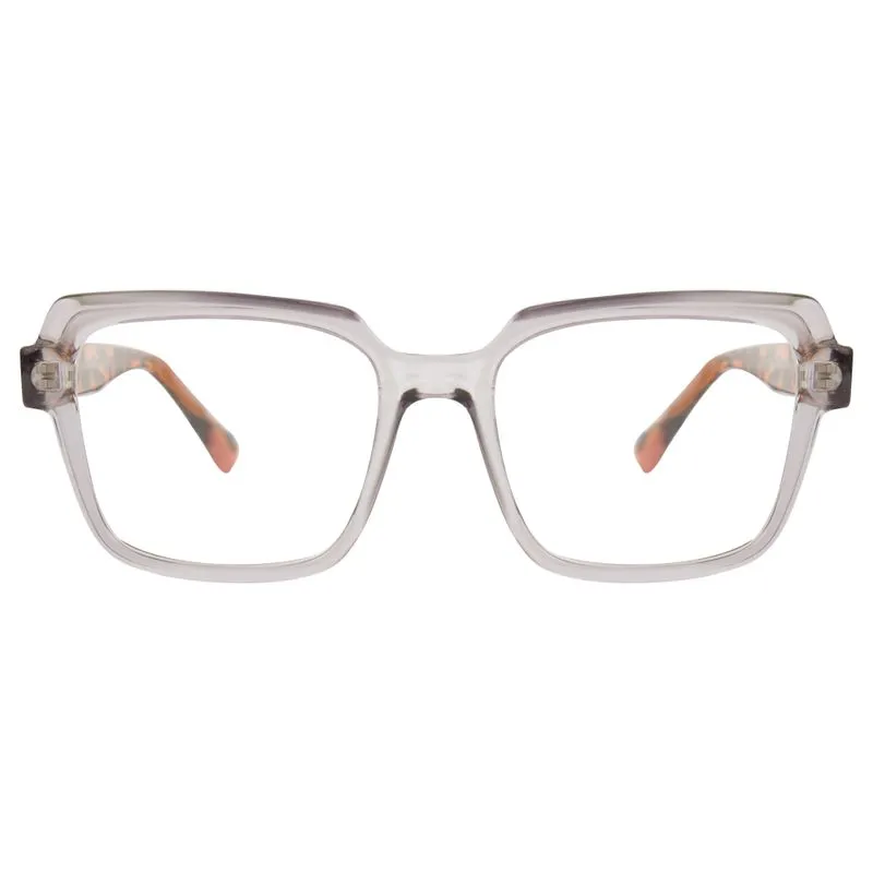Armação para Óculos de Grau Feminino DNZ RDNZ14204C2 Cinza Cristal Armação para Óculos de Grau Feminino DNZ RDNZ14204C2 Cin