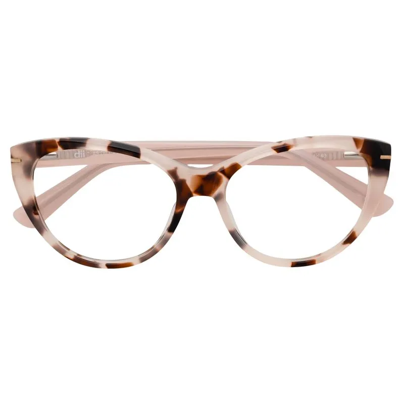 Armação para Óculos de Grau Feminino Dii Collection RDII14161C1 Demi Rosa