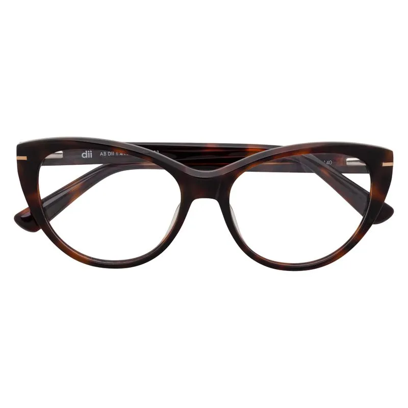 Armação para Óculos de Grau Feminino Dii Collection RDII14161C3 Demi Marrom