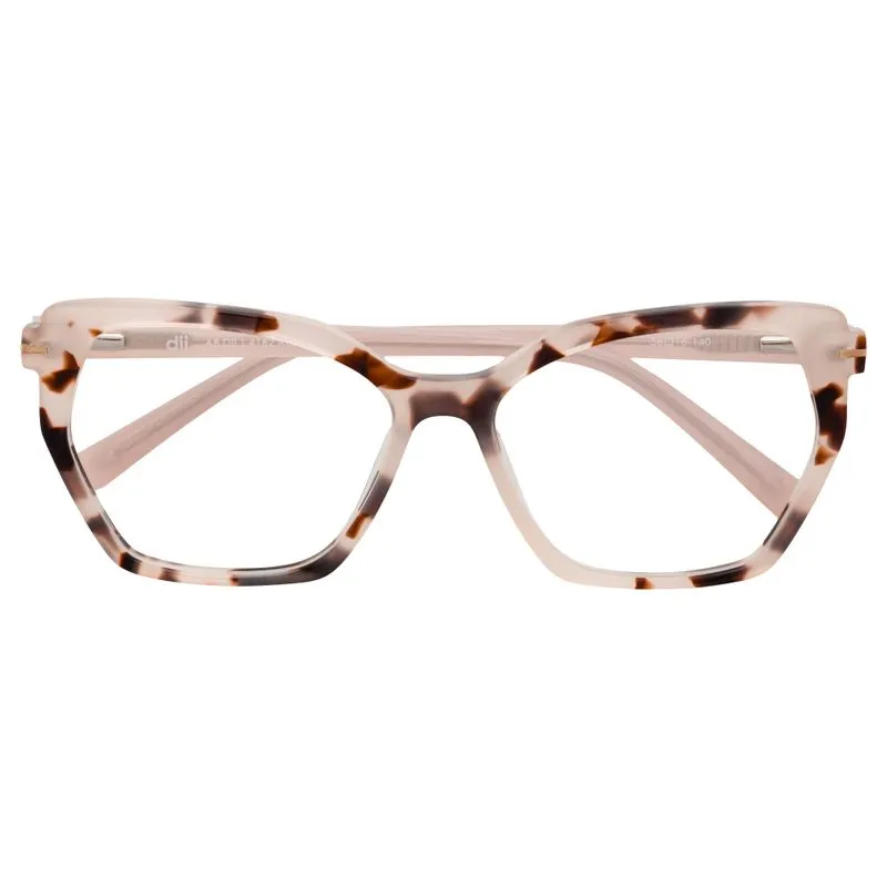 Armação para Óculos de Grau Feminino Dii Collection RDII14162C1 Demi Rosa