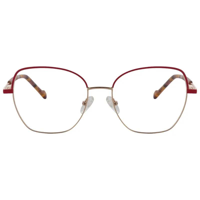 Armação para Óculos de Grau Feminino Hit RHIT14128C1 Vermelho