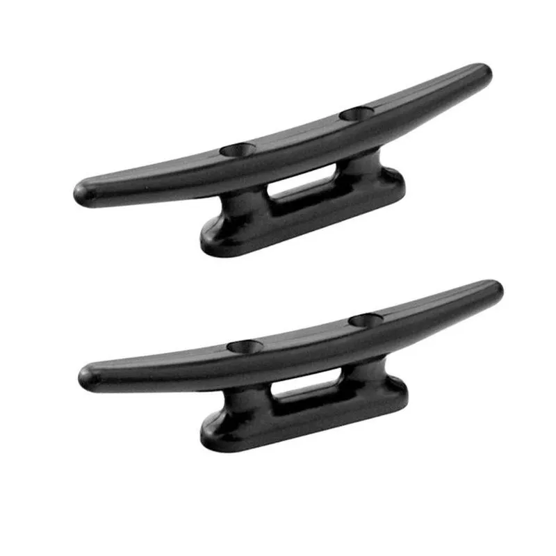 Kit 2 Cunhos Plano Em Nylon Preto Reto 80mm