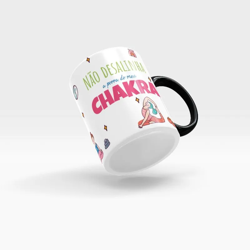Caneca Cerâmica - Zero Paciência - Não Desalinhe Meu Chakra