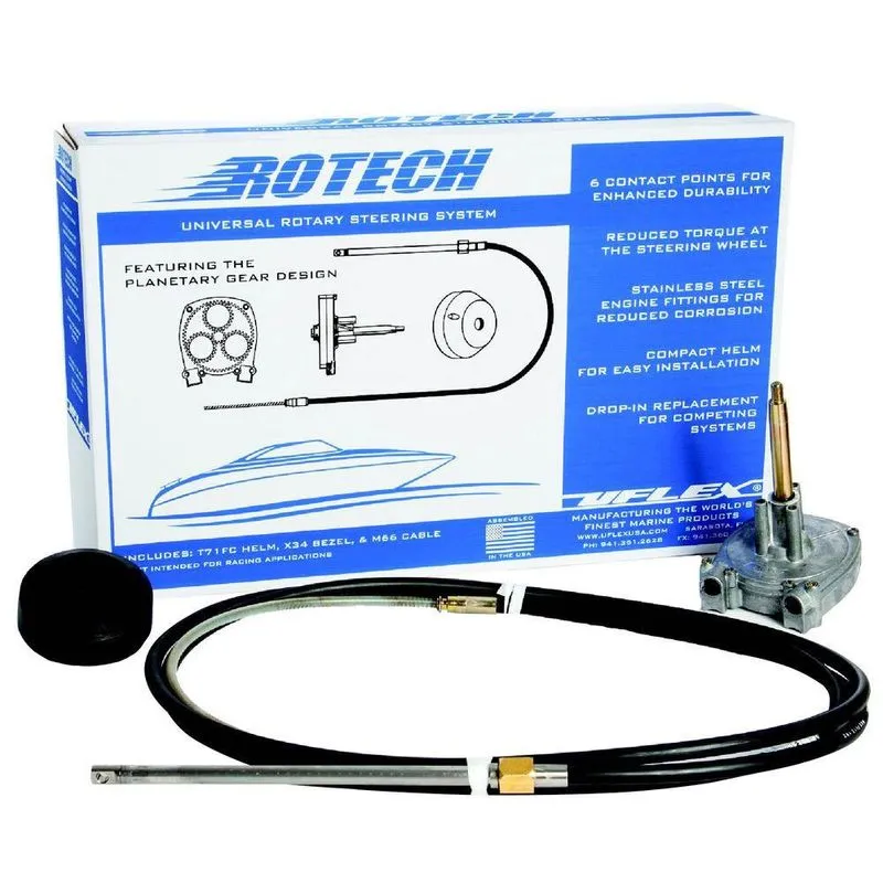 Kit De Direção Caixa, Cabo E Bezel Rotech 16 Pés 4,87 Mts