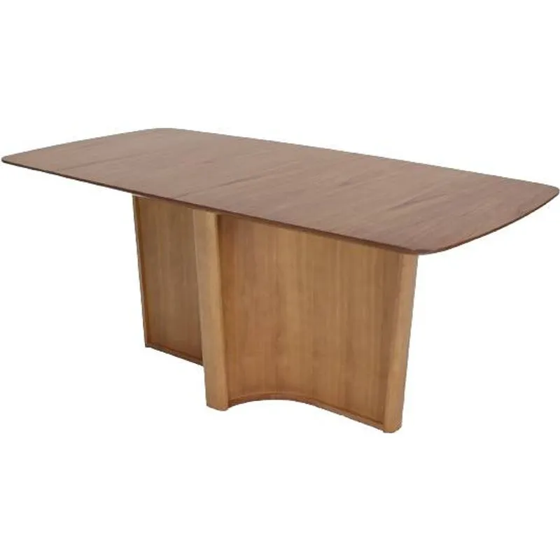 Mesa De Jantar Bali 180x90 Madeira Tauari Laminado Amendoa - Nacional/Kolossal