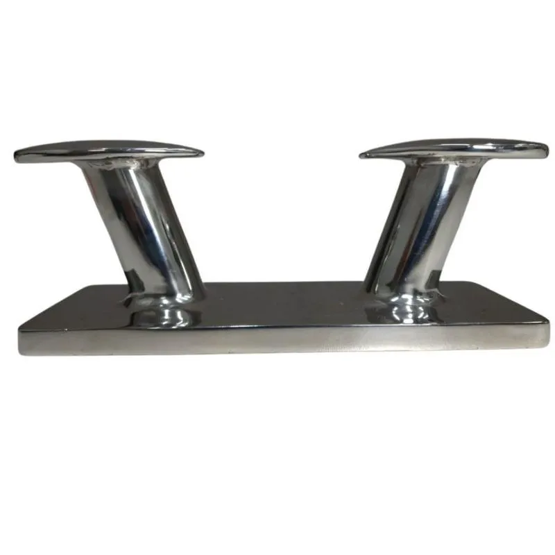 Cunho De Amarração Em Aço Inox De Luxo 240mm
