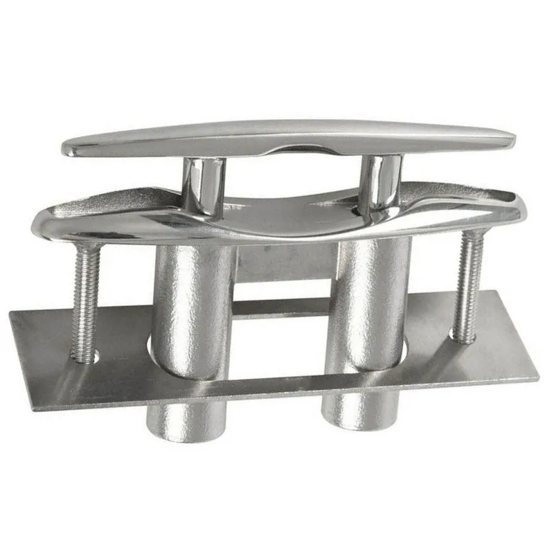 Cunho De Amarração Retrátil De Embutir 6 Em Aço Inox