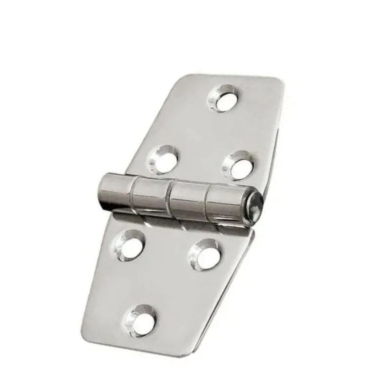 Dobradiça Em Aço Inox 316 Com 6 Furos 71 X 38 X 2mm