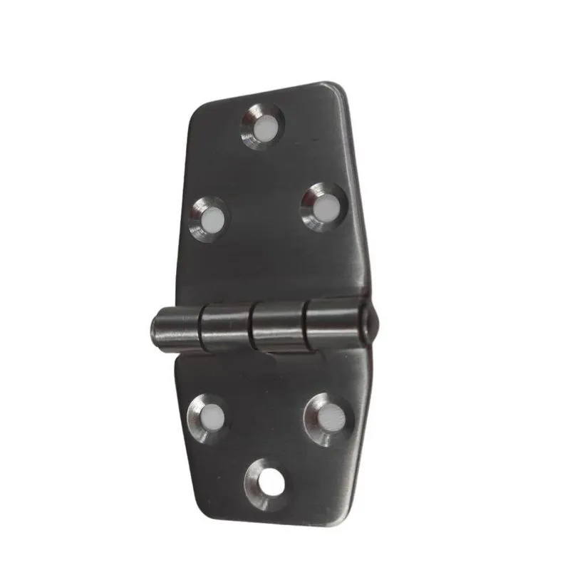 Dobradiça Em Aço Inox 316 Com 6 Furos 82x 40x 2mm