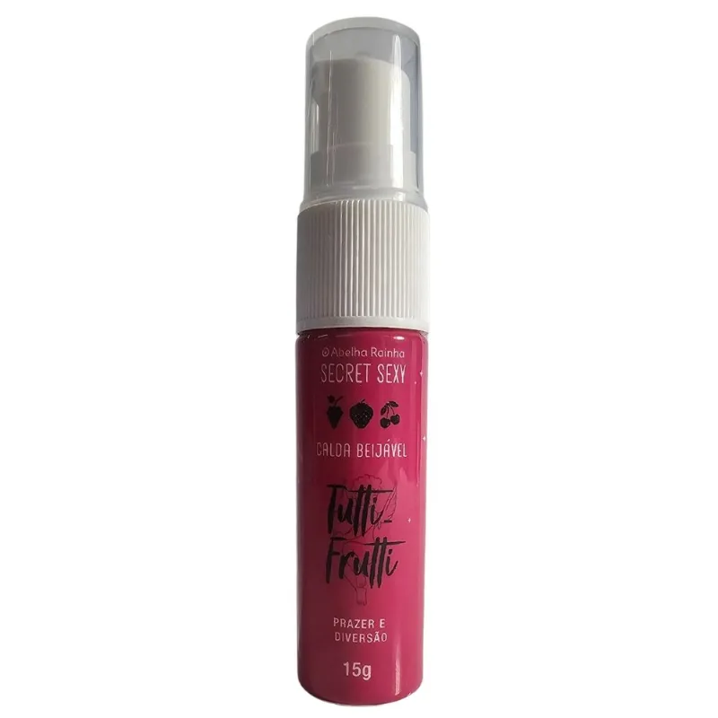 Calda Beijável De Tutti Frutti Secret Sexy Abelha Rainha 15G