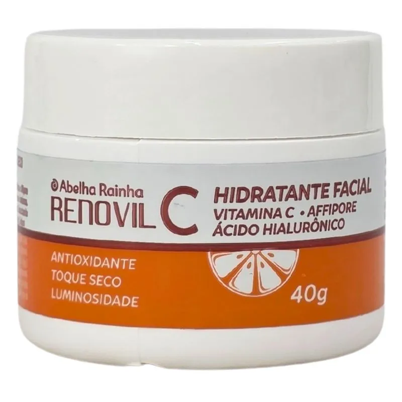 Hidratante Facial Toque Seco Vitamina C Renovil C Abelha Rainha 40g