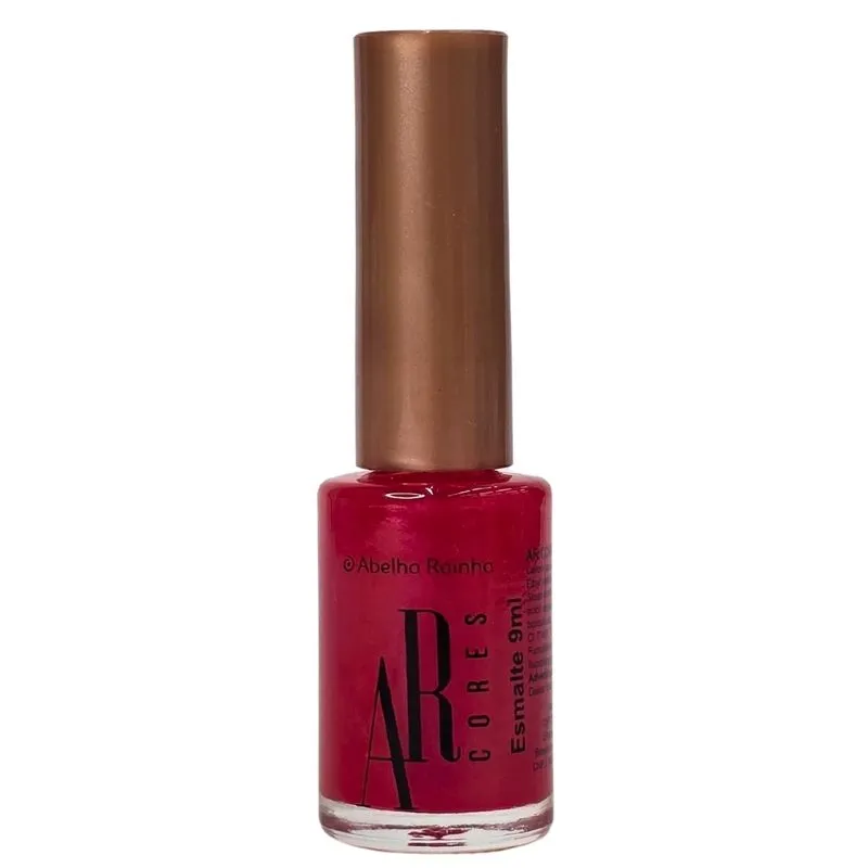 Esmalte Efeito Translúcido Cereja AR Cores Abelha Rainha 9ml