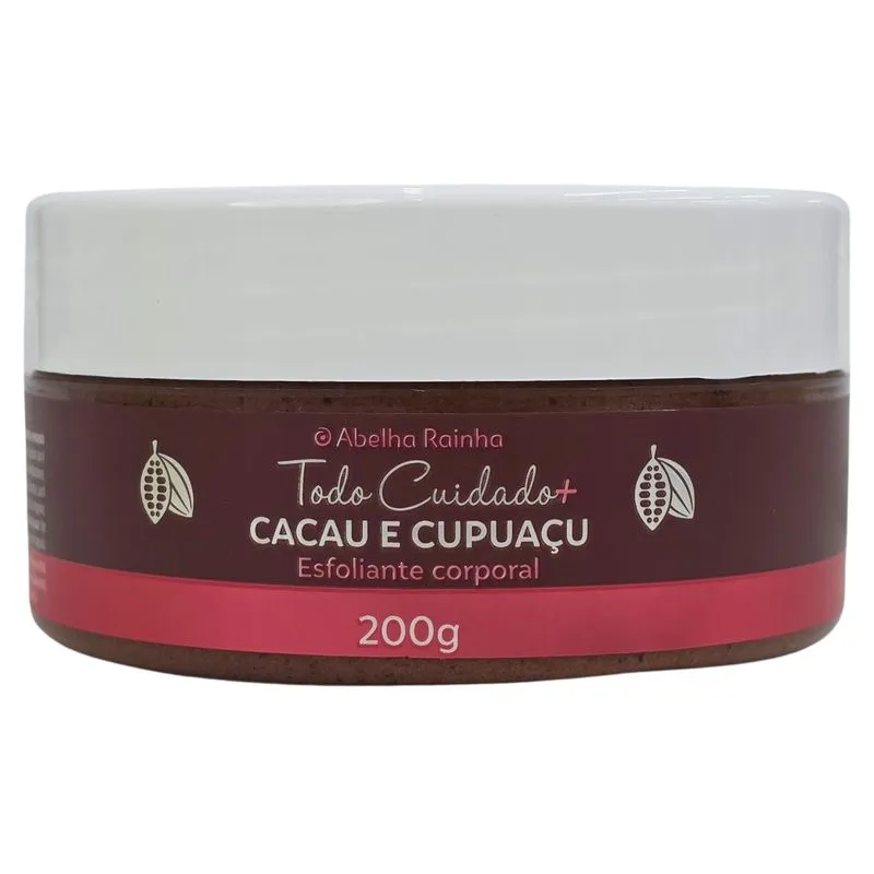 Esfoliante Corporal Cacau E Cupuaçu Todo Cuidado Mais Abelha Rainha 200G