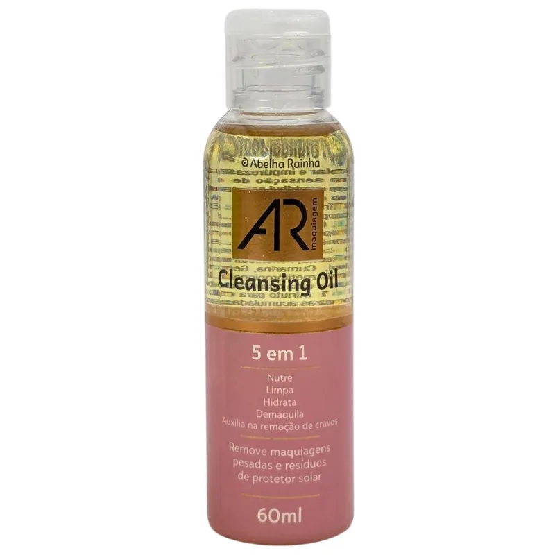Cleansing Oil Abelha Rainha 5 Em 1 Para Limpeza Facial Pesada E Maquiagem 60ml