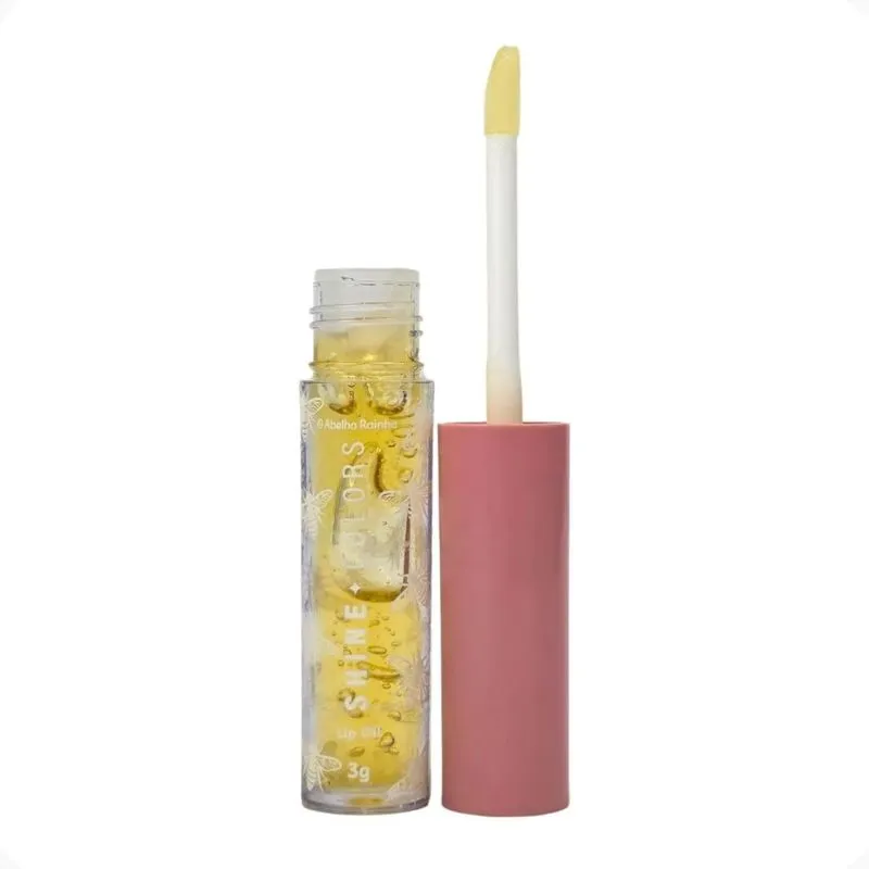 Lip Oil Brilho Labial Doce Mel Shine Colors Abelha Rainha 3g REF 5501