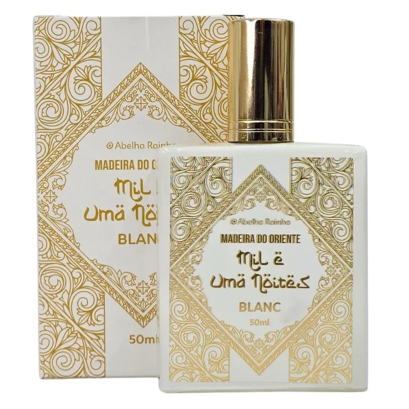 Deo Parfum Perfume Feminino Madeira Do Oriente Mil E Uma Noites Blanc Abelha Rainha 50Ml
