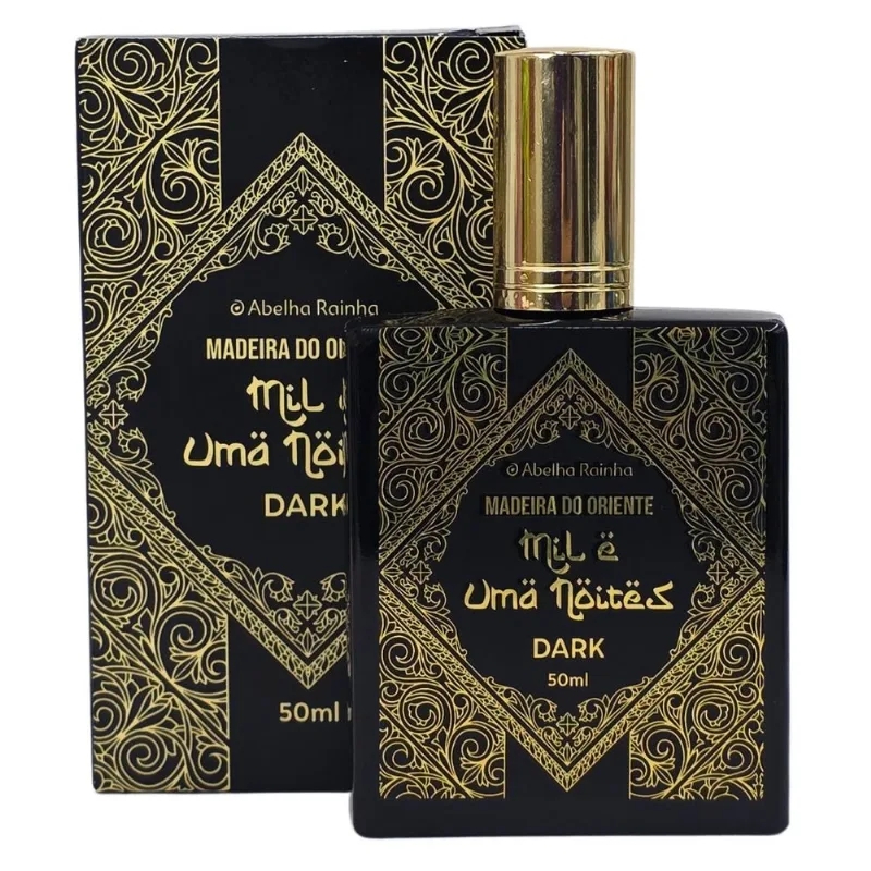 Deo Parfum Masculino Madeira Do Oriente Mil E Uma Noites Dark Abelha Rainha 50ml - Abelha Rainha