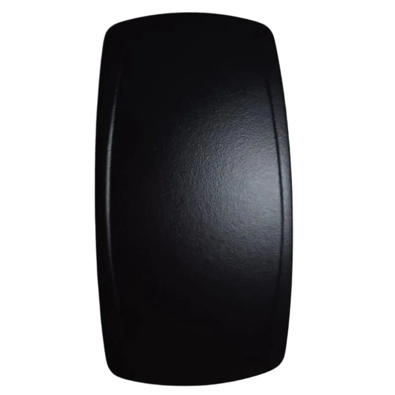 Botão Interruptor Em Plástico Preto On-off-on 2 Leds Branco