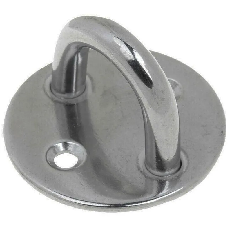 Alça Com Base Redonda Inox 2 Furos 5mm