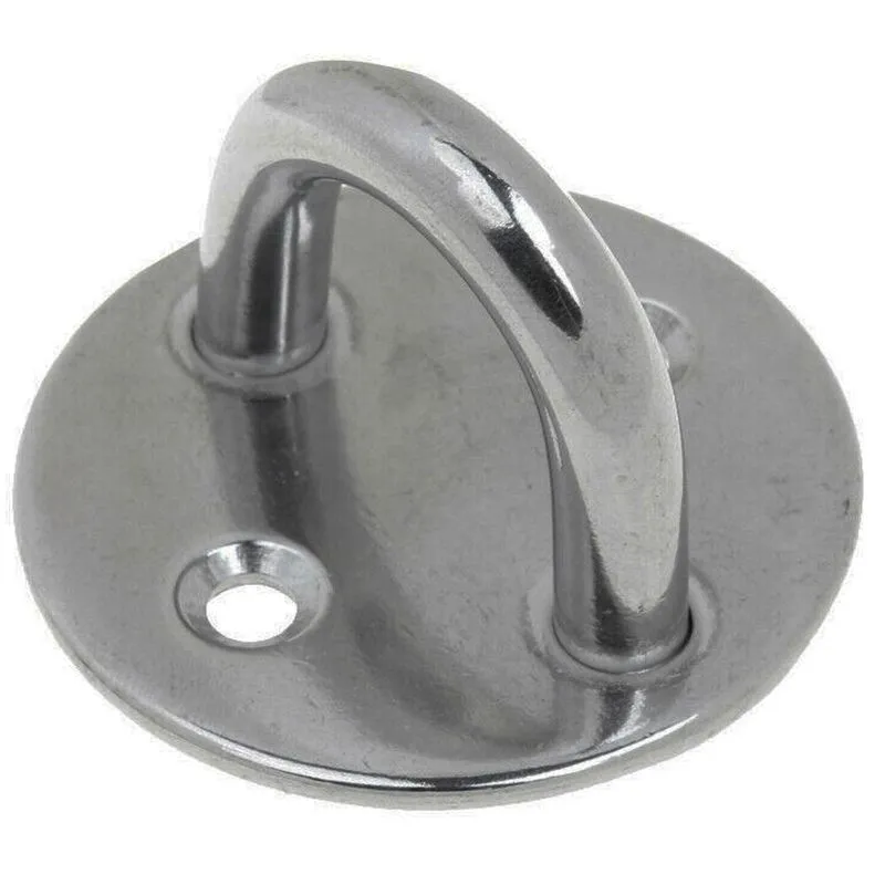 Alça Com Base Redonda Inox 2 Furos 6mm