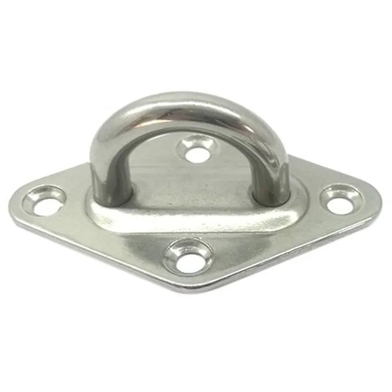 Alça Diamante Inox Com 4 Furos 8x80mm