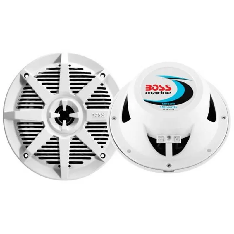 Alto Falante Branco Boss Marine 5,25 Mr52w 150w Par