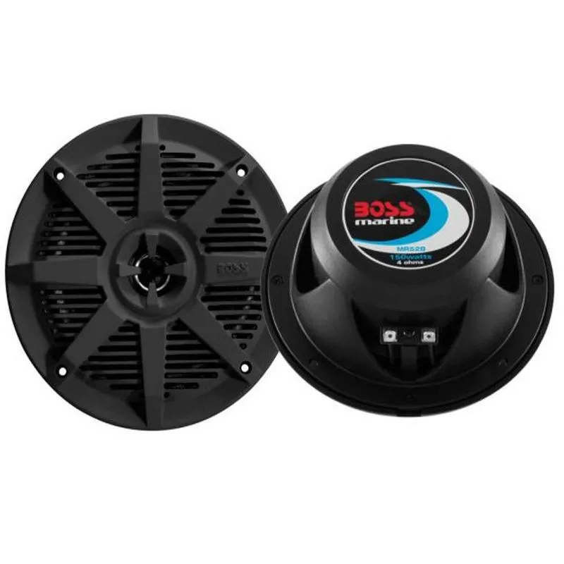 Alto Falante Preto Boss Marine 6,5 Mr62b 200w Par