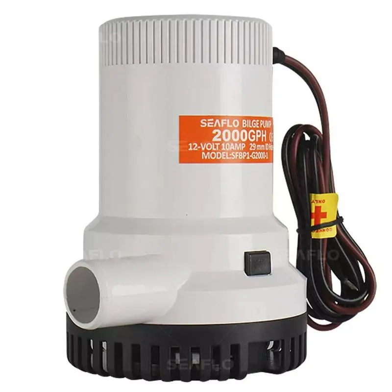 Bomba De Porão 12v 2000gph 7572 Lts Por Hora Seaflo