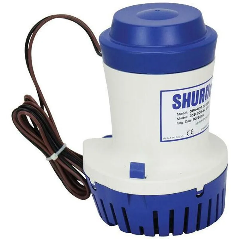 Bomba De Porão Shurflo 2000gph 7571 Litros / Hora 24v