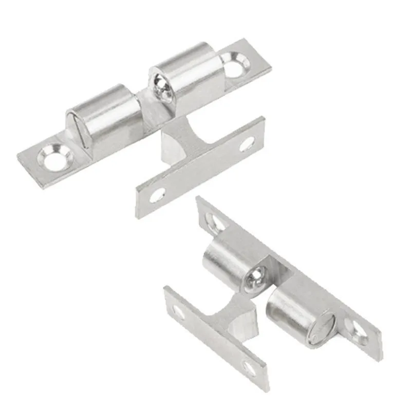 Trava Para Porta Em Aço Inox Com Pressão 51 X 9 X 13cm
