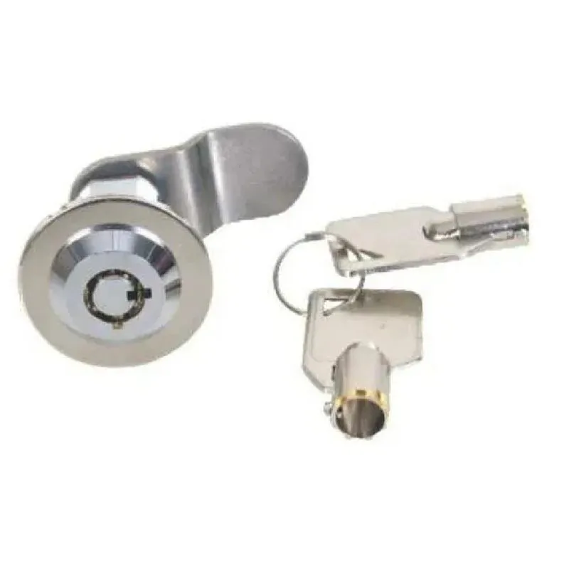 Trinco De Embutir Em Aço Inox Com Chave Para Armários