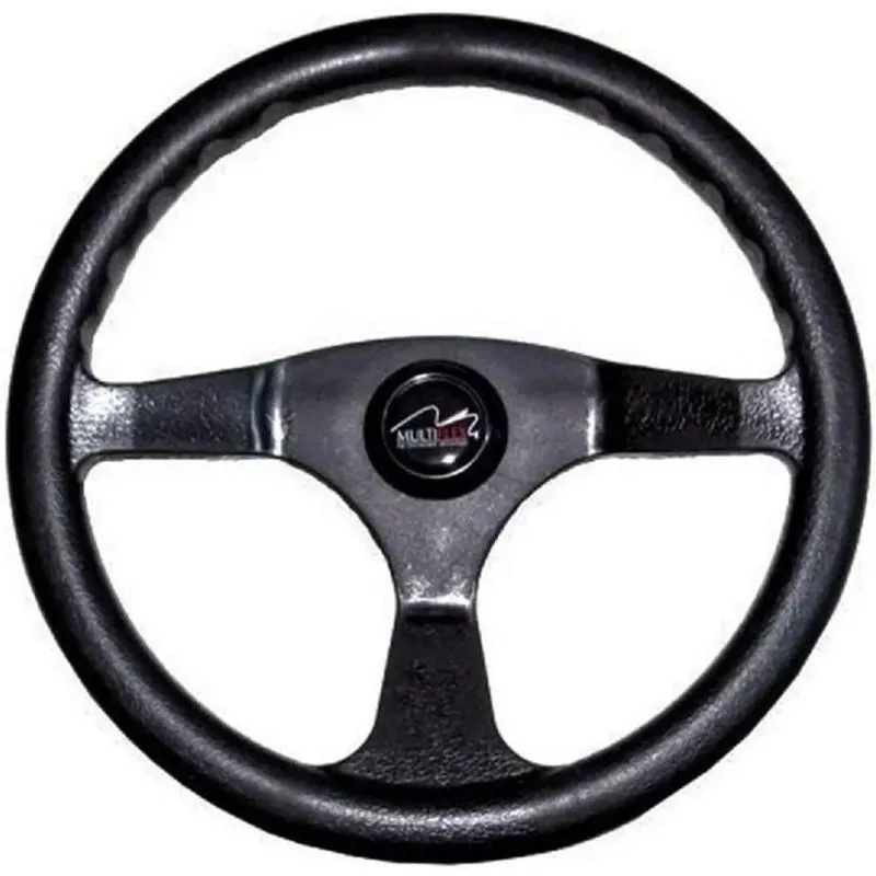 Volante Em Plático Com 35cm Modelo Alpha Multiflex Preto