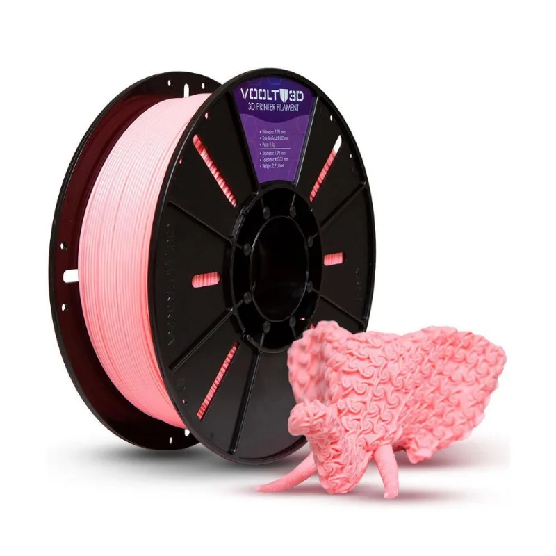 Filamento Para Impressora 3d Pla Rosa Bebe Velvet 1kg 1,75mm