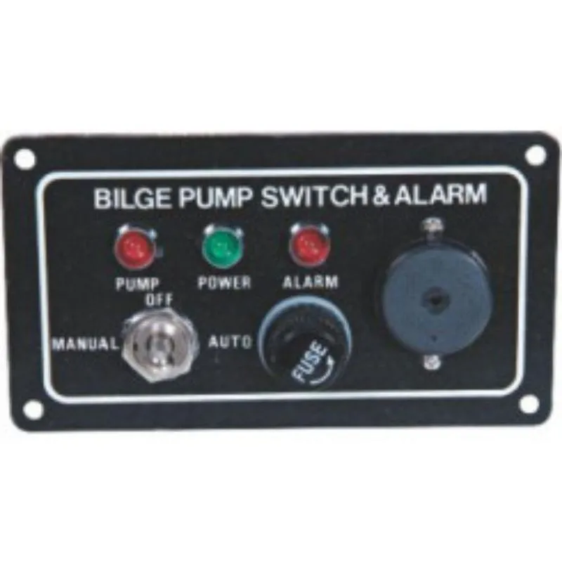Painel Elétrico Bomba De Porão 12v Com Alarme Marinizado