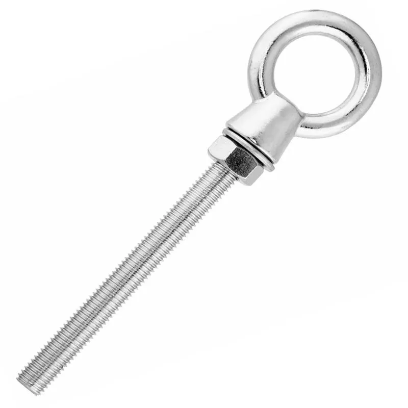 Parafuso Olhal Com Arruela E Porca Inox 100mm
