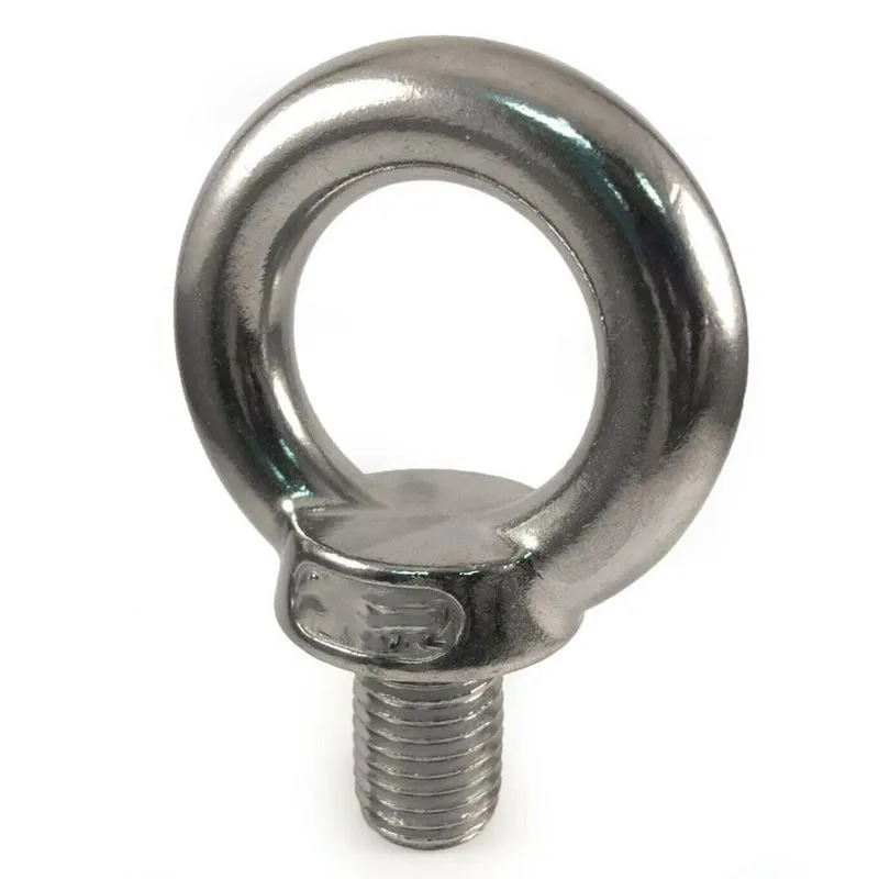 Parafuso Olhal Macho Em Inox 316 Rosca M16 Argola Reforçada