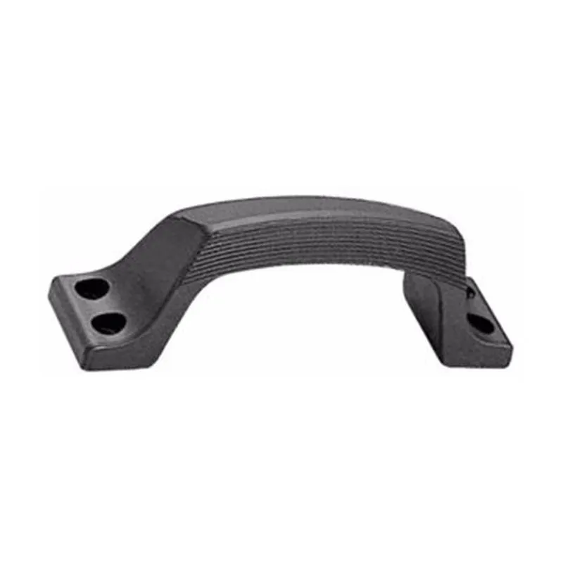 Pega Puxador Em Alça Mão Em Plástico Preto 29mm X 163mm