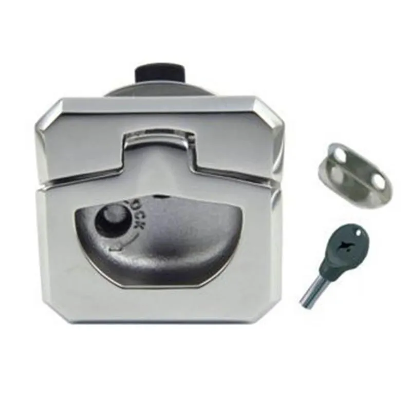 Puxador Quadrado Inox Com Chave 54 X 54mm