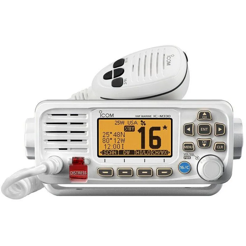 Rádio VHF Icom M330 DSC E Noaa 25 Watts Homologado Náutico